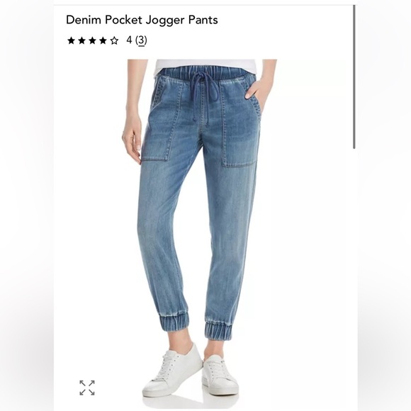 Bella Dahl denim pocket jogger pants - Picture 1 of 13